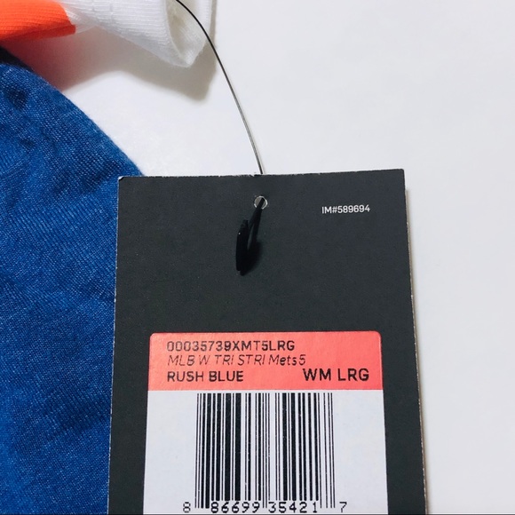 Nike NY Mets Athletic Cut T Shirt Sz Large Womens - Picture 6 of 8